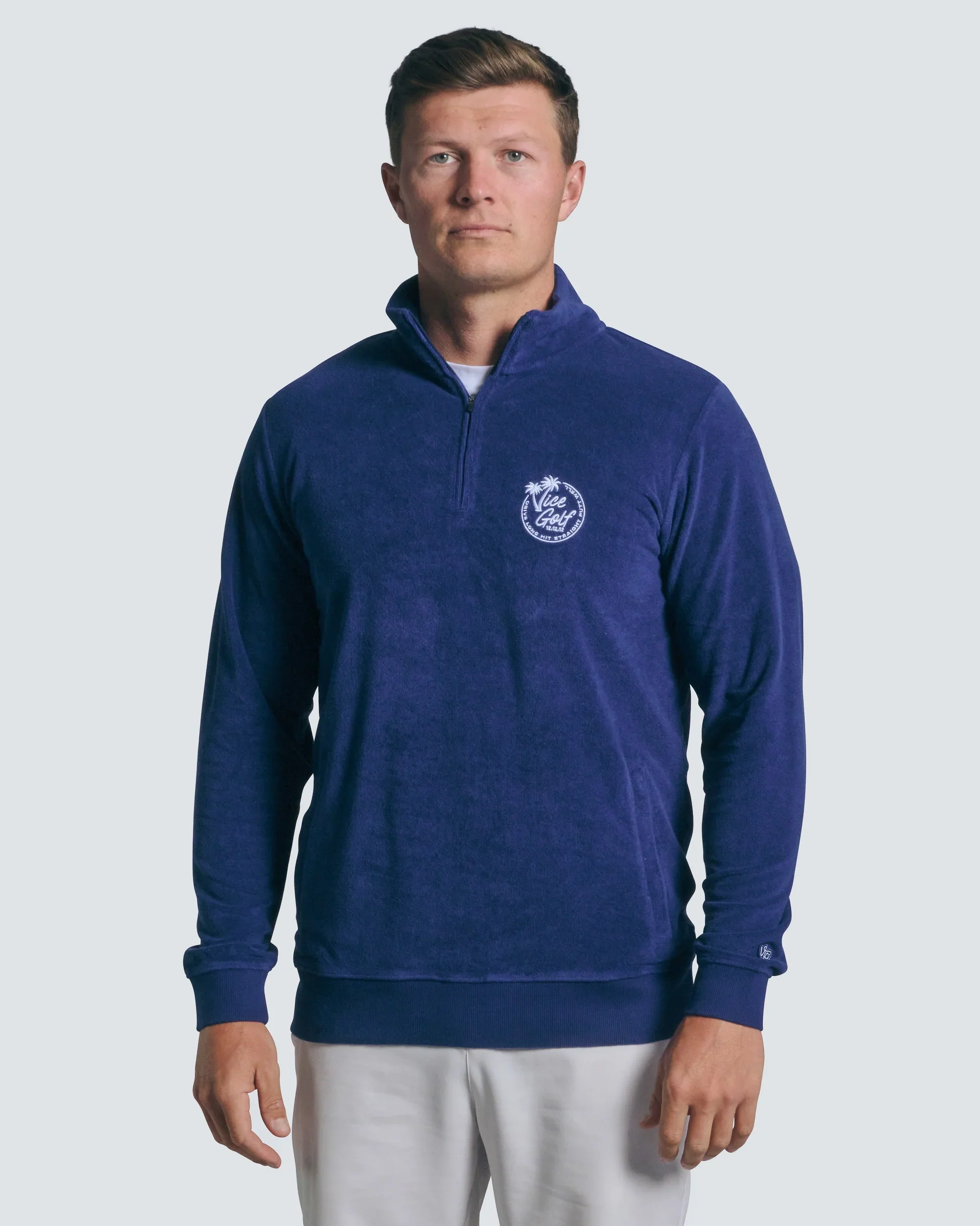 Vice Golf Terry Towel Half-Zip - Image 2